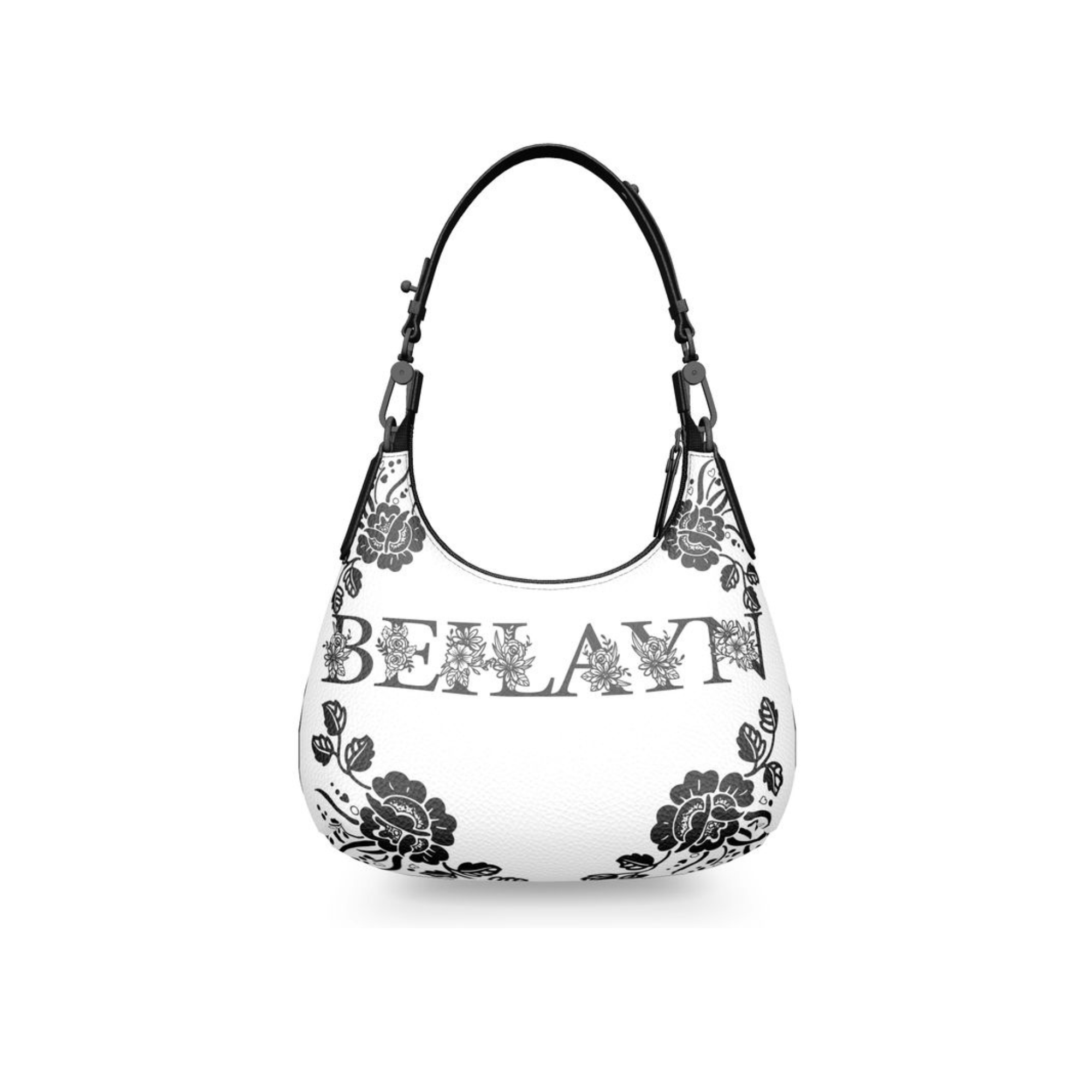 Myriline small hobo bag with BeiReal print