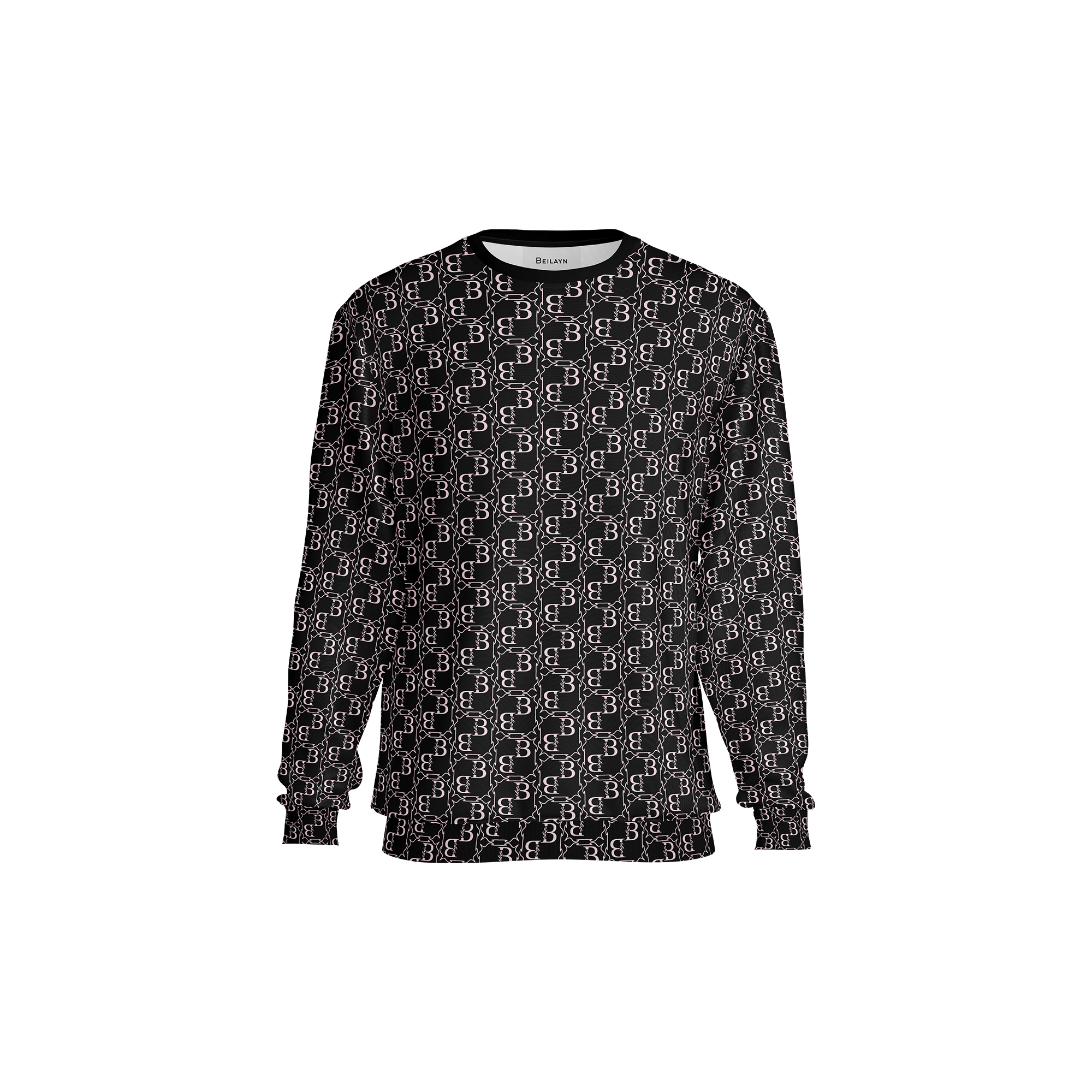 Technical jersey sweatshirt with Bey Monogram print