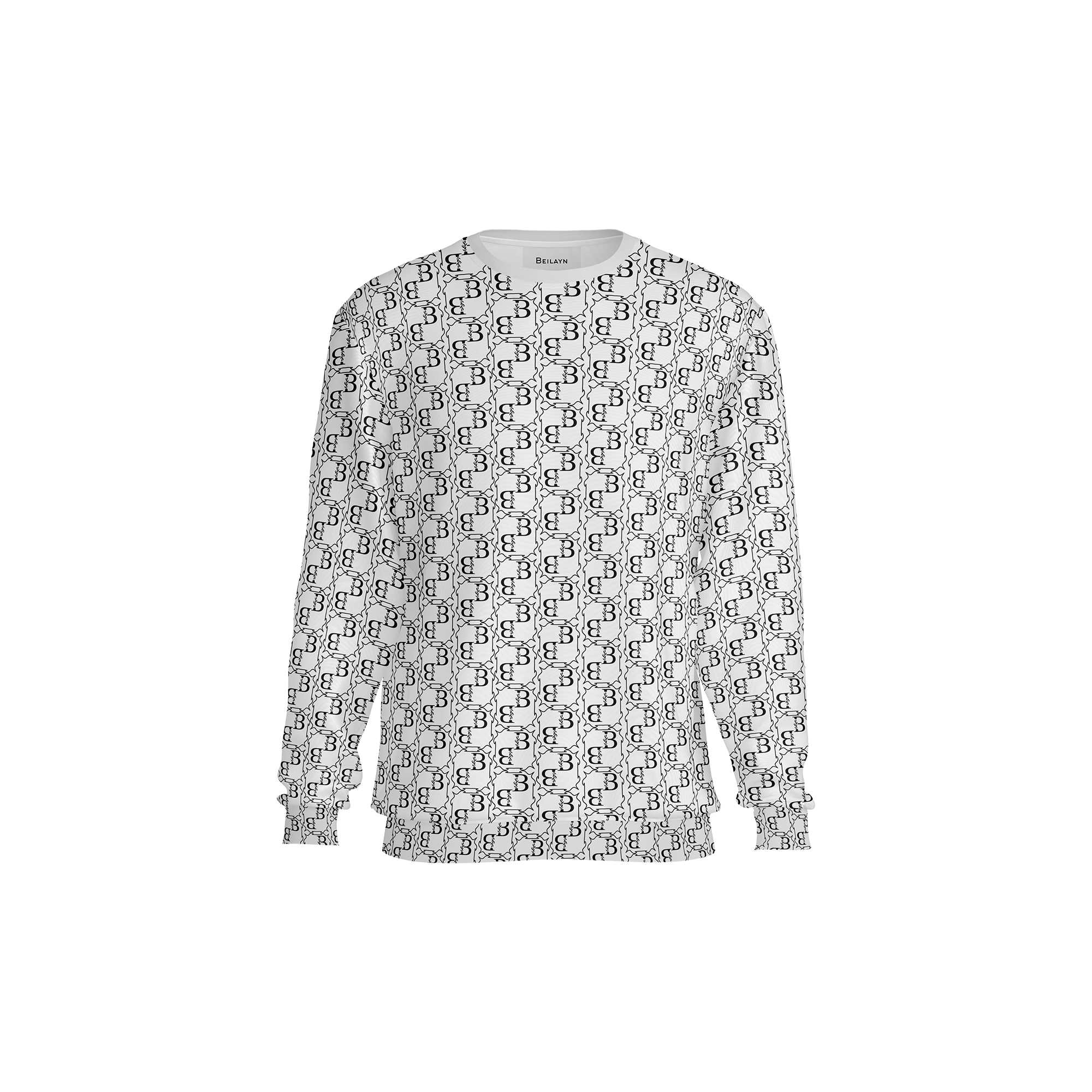 Technische jersey sweatshirt met Bey Monogram print