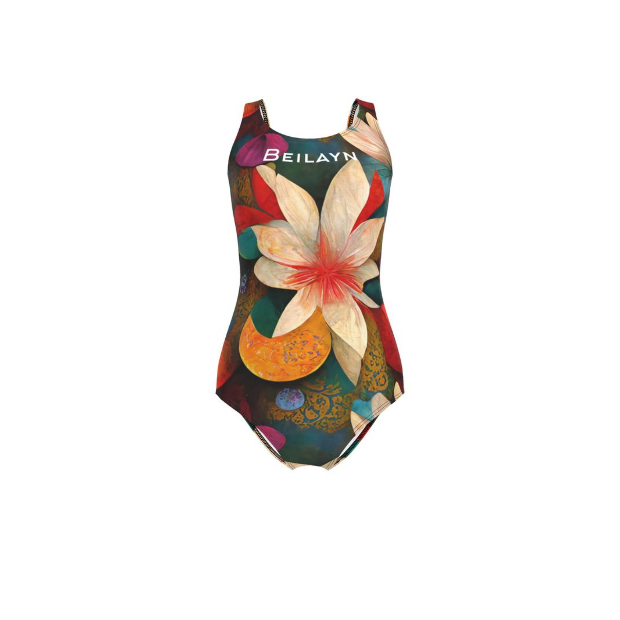 Topik Beiflowers one-piece swimsuit