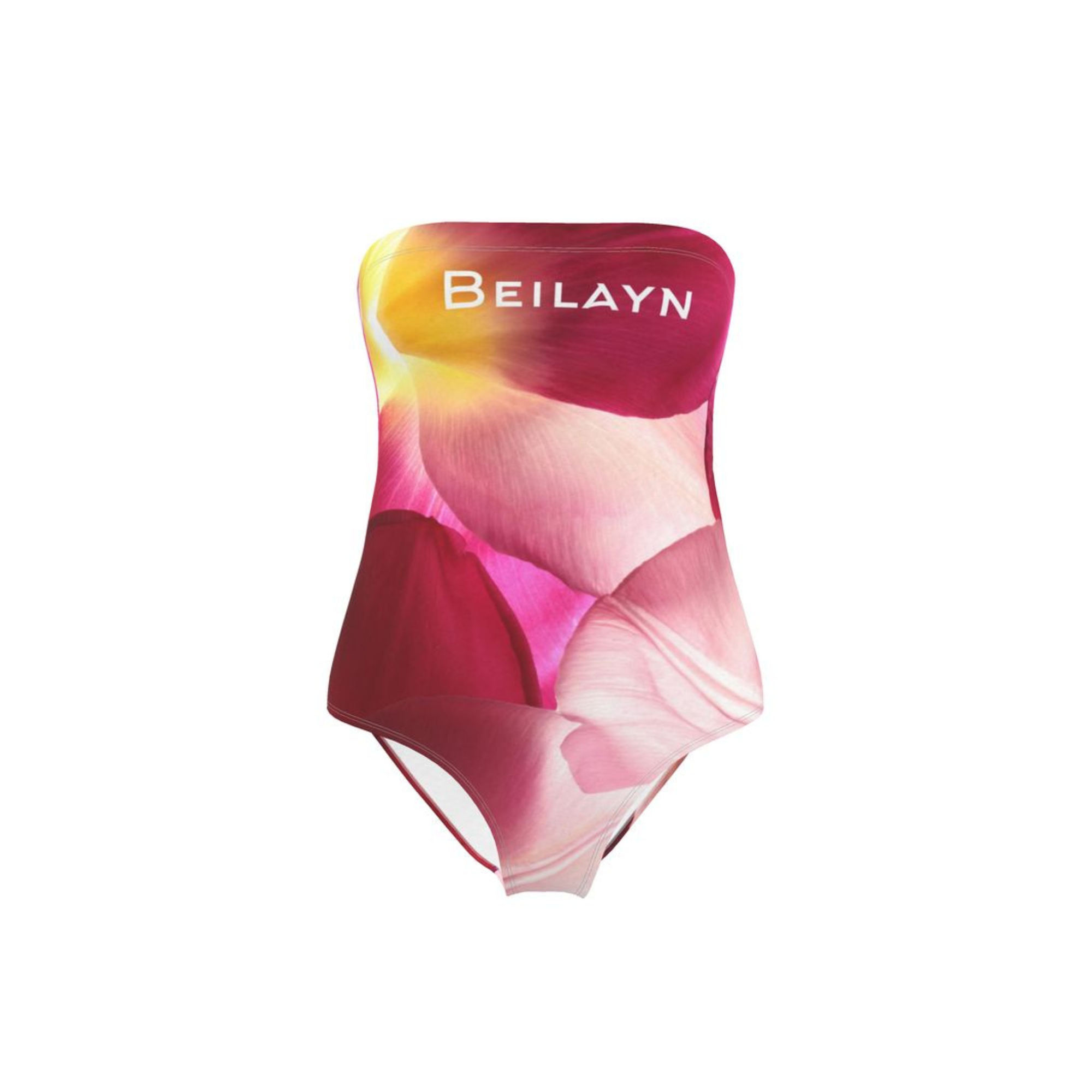 Beipetals one-piece bandeau swimsuit