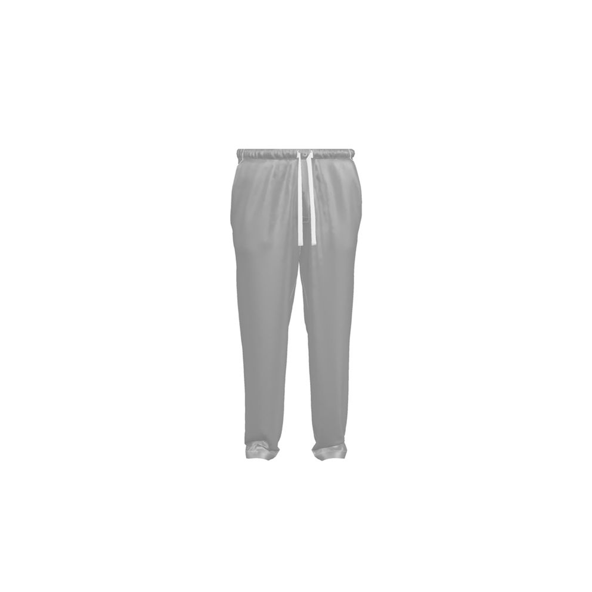 Pantalon de pyjama en soie gris