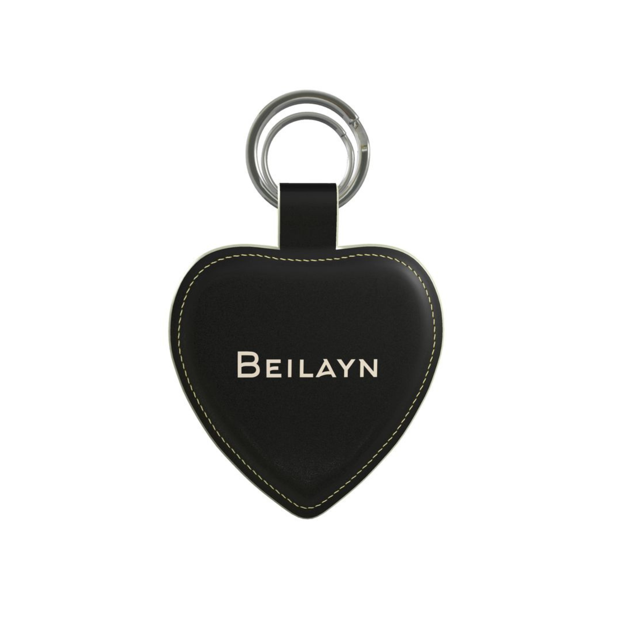 Beilayn print leather key ring