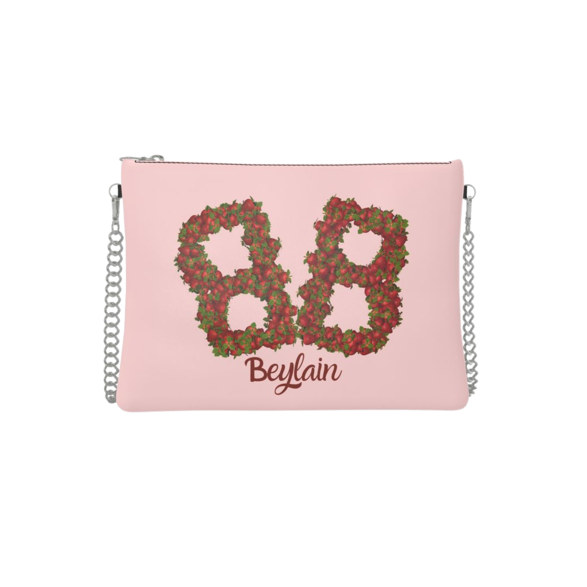 Luda BEY shoulder bag with BeyBerry print