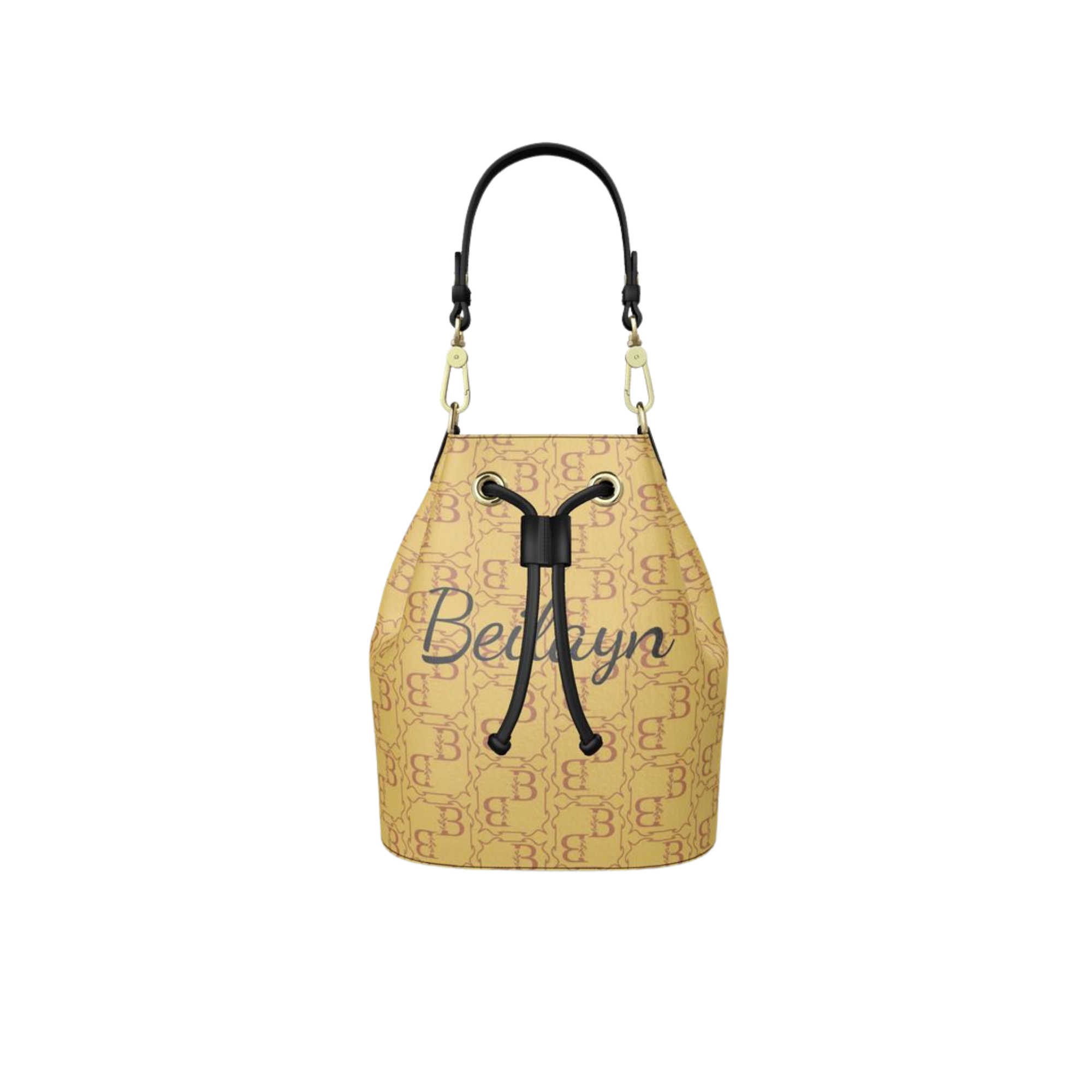 Masy Bucket Bag with Bey Monogram Print