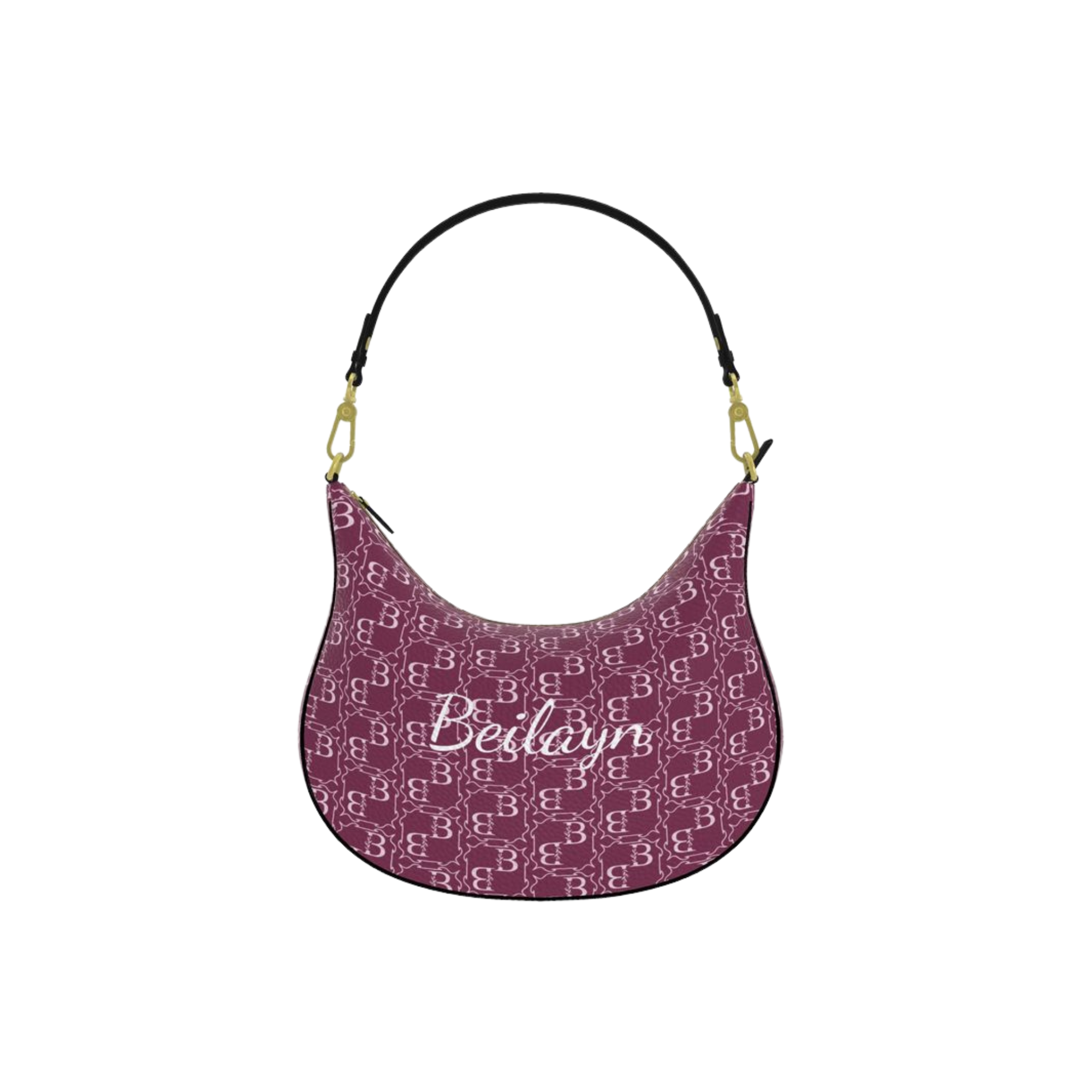 Borsa a tracolla Lucry con stampa Bey Monogram