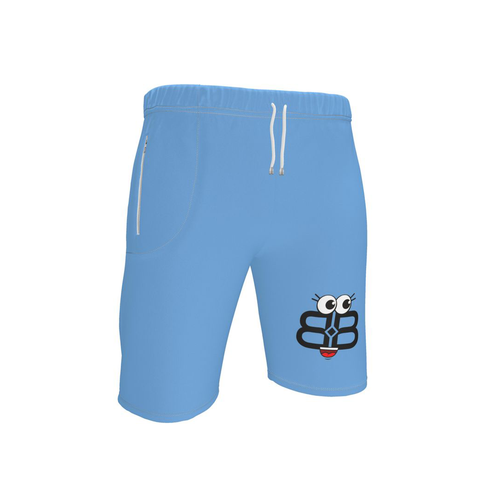 Pantaloncino con stampa BB Smile