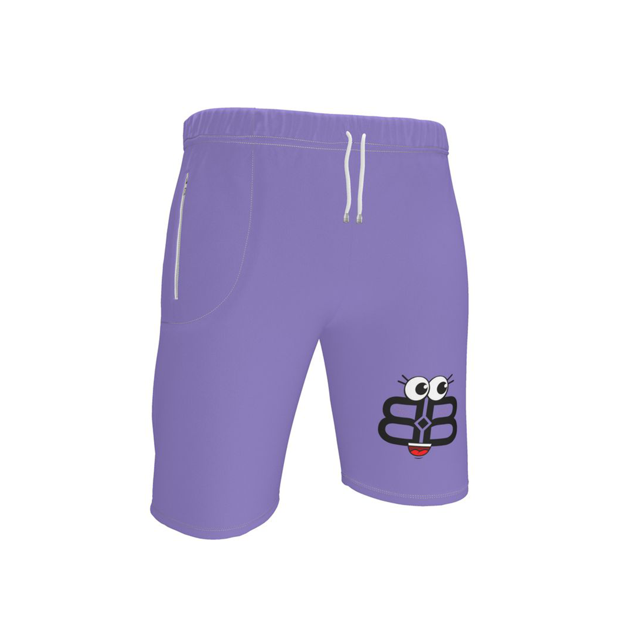 Pantaloncino con stampa BB Smile