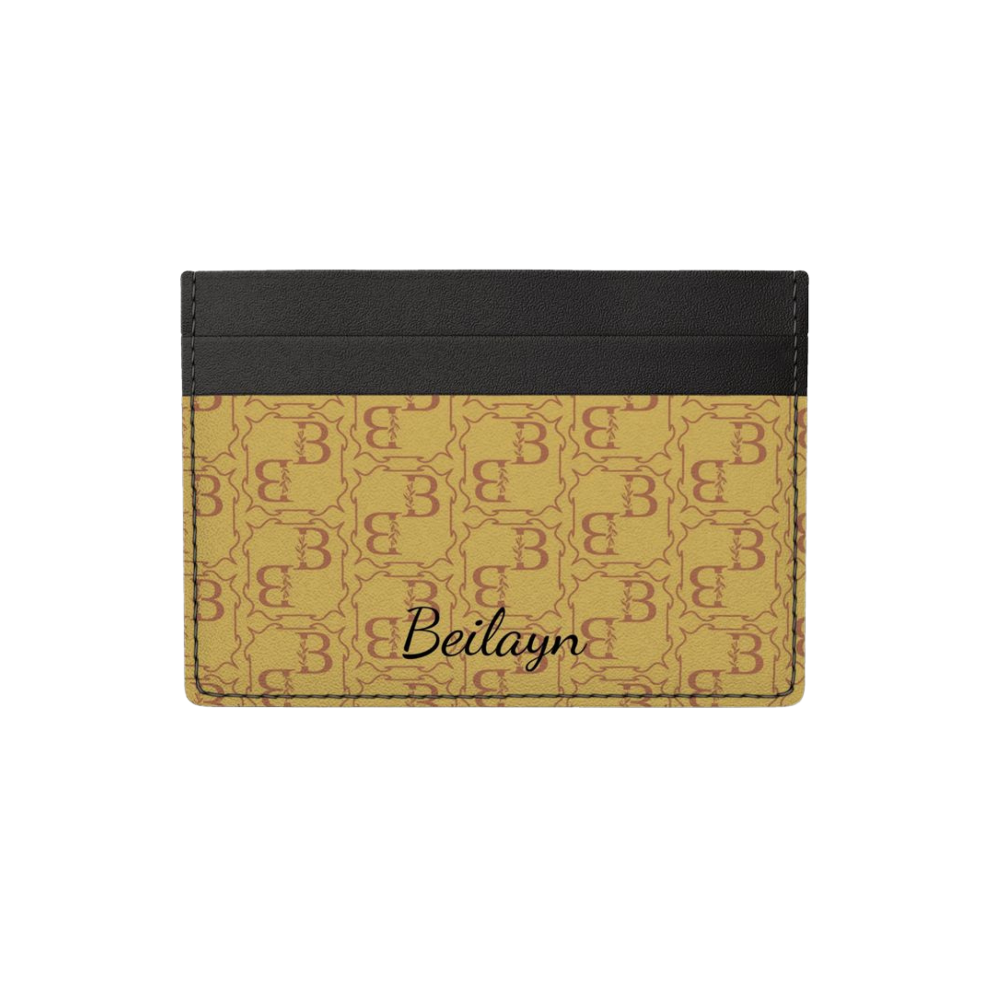 Bey Monogram Card Holder