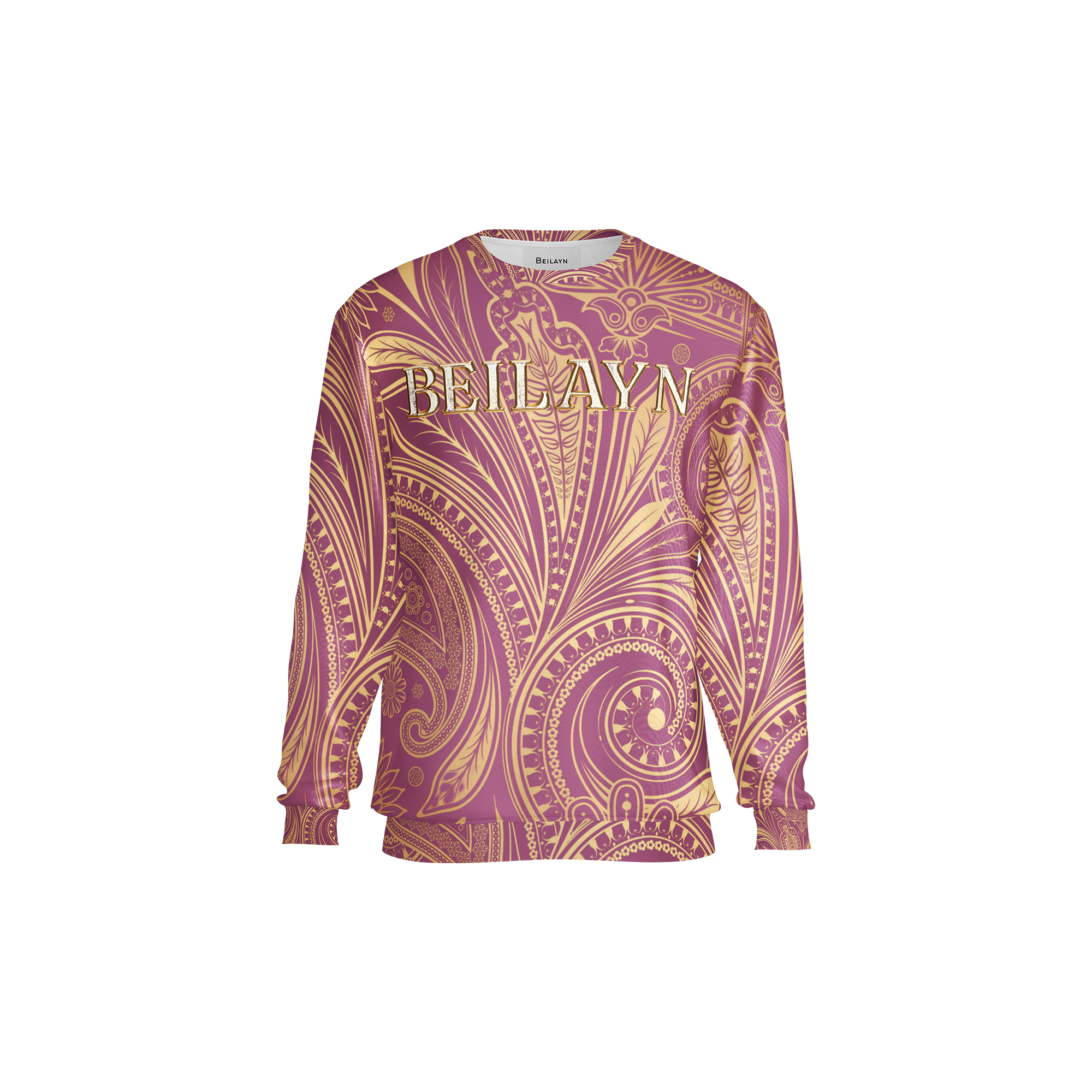 Technical jersey sweatshirt with GoldPury print