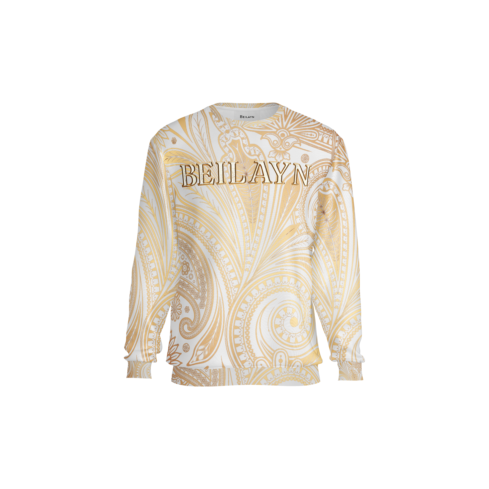 Technical jersey sweatshirt with GoldPury print