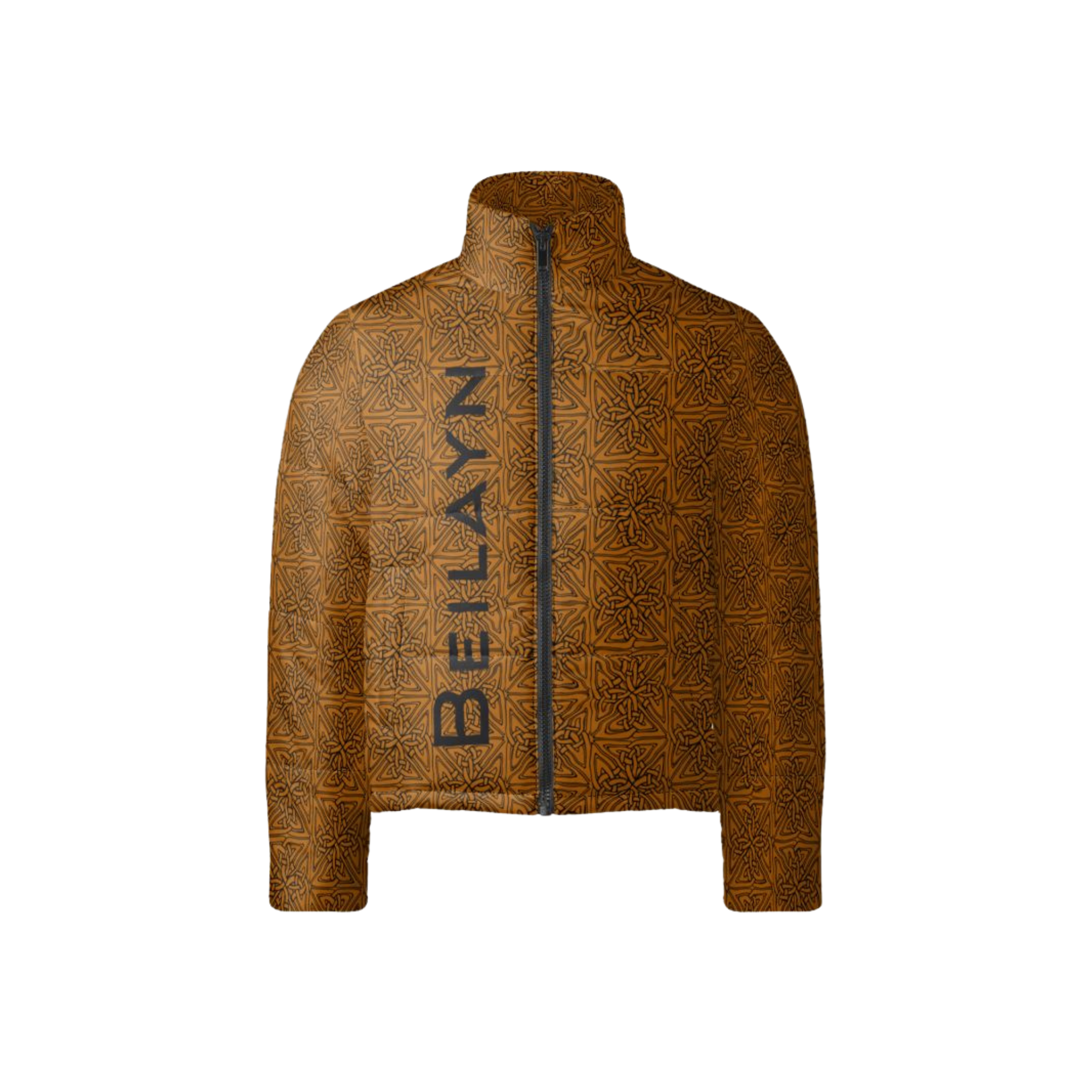 Beilayn Logo Odissea Print Padded Jacket