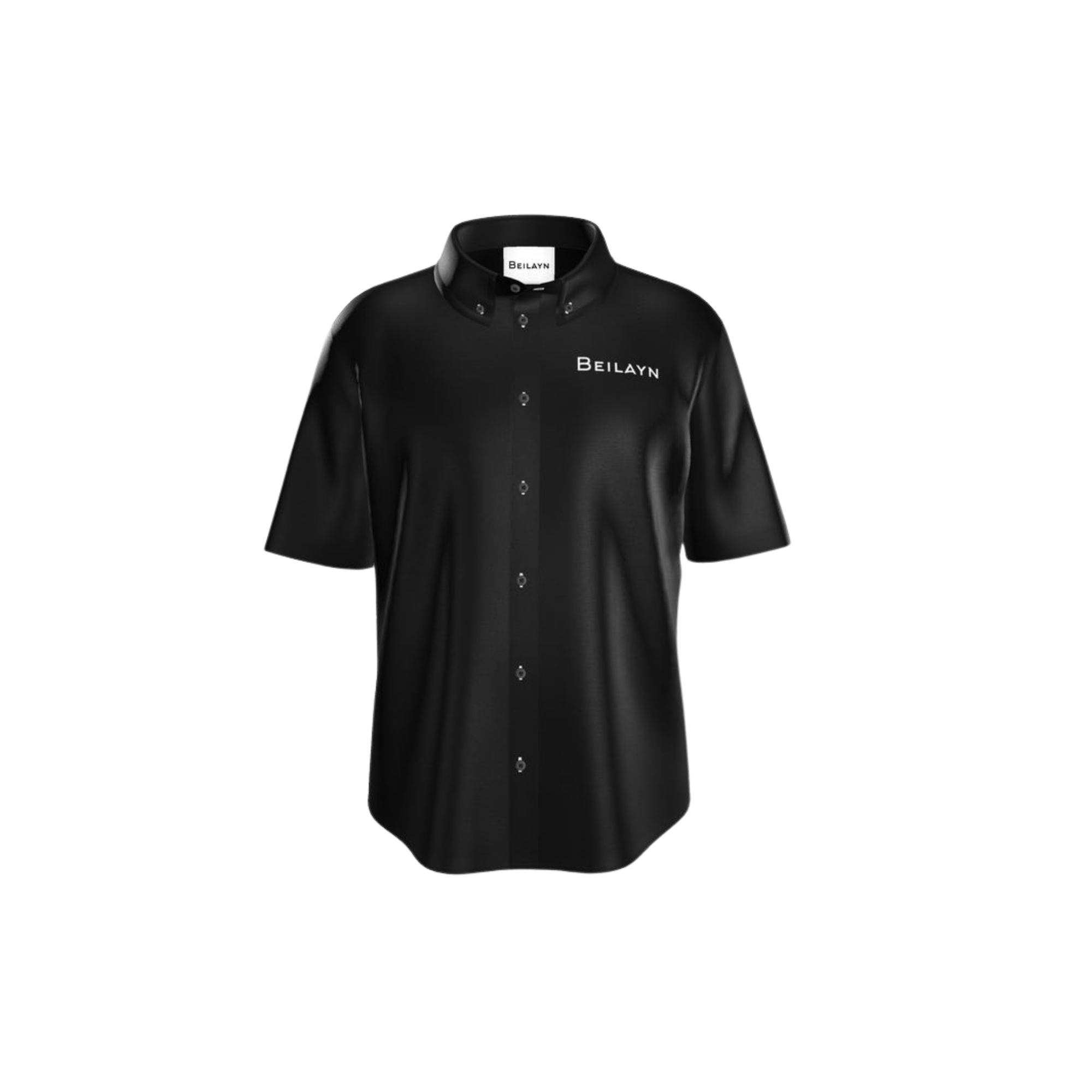 Chemise en soie avec logo Beilayn