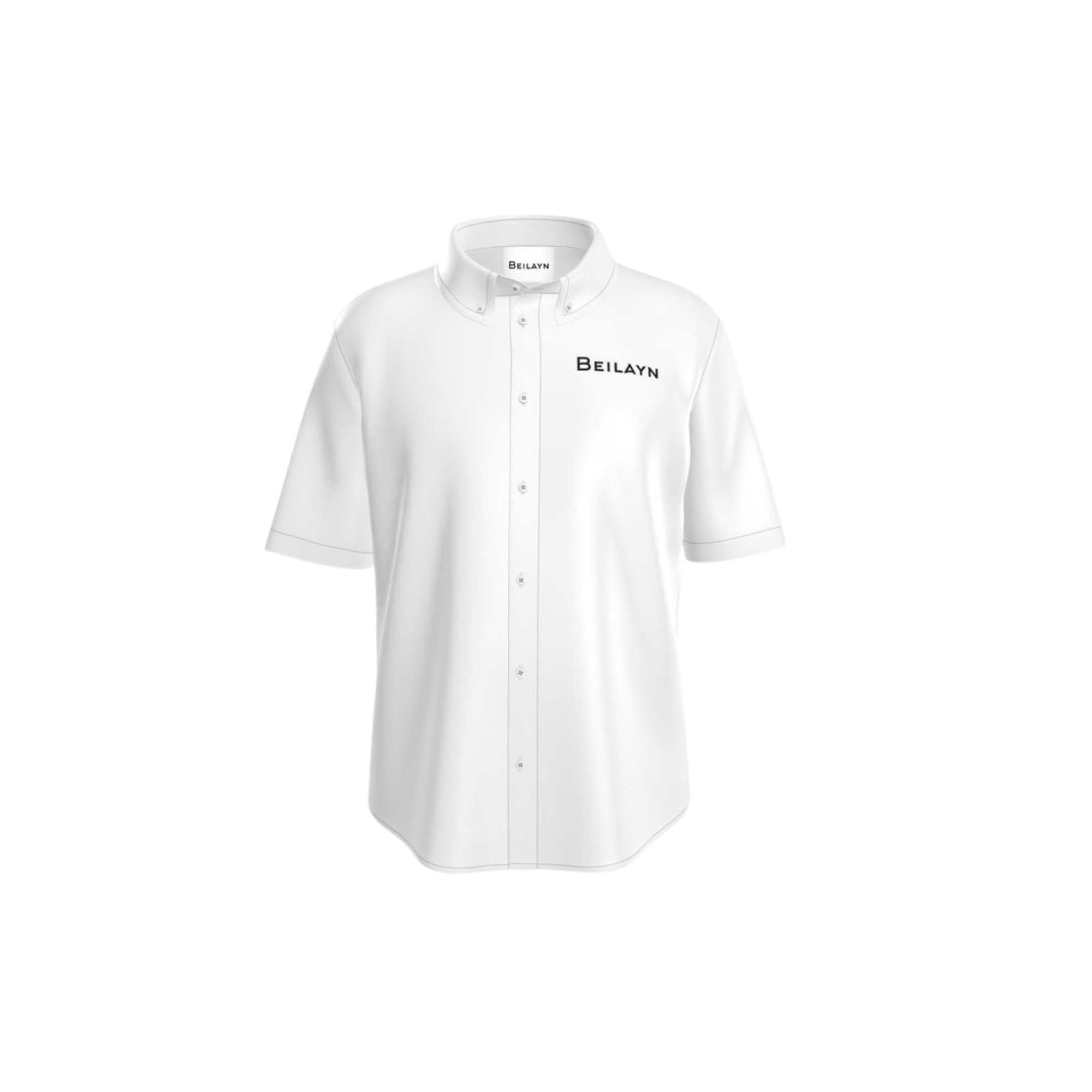 Chemise en soie avec logo Beilayn