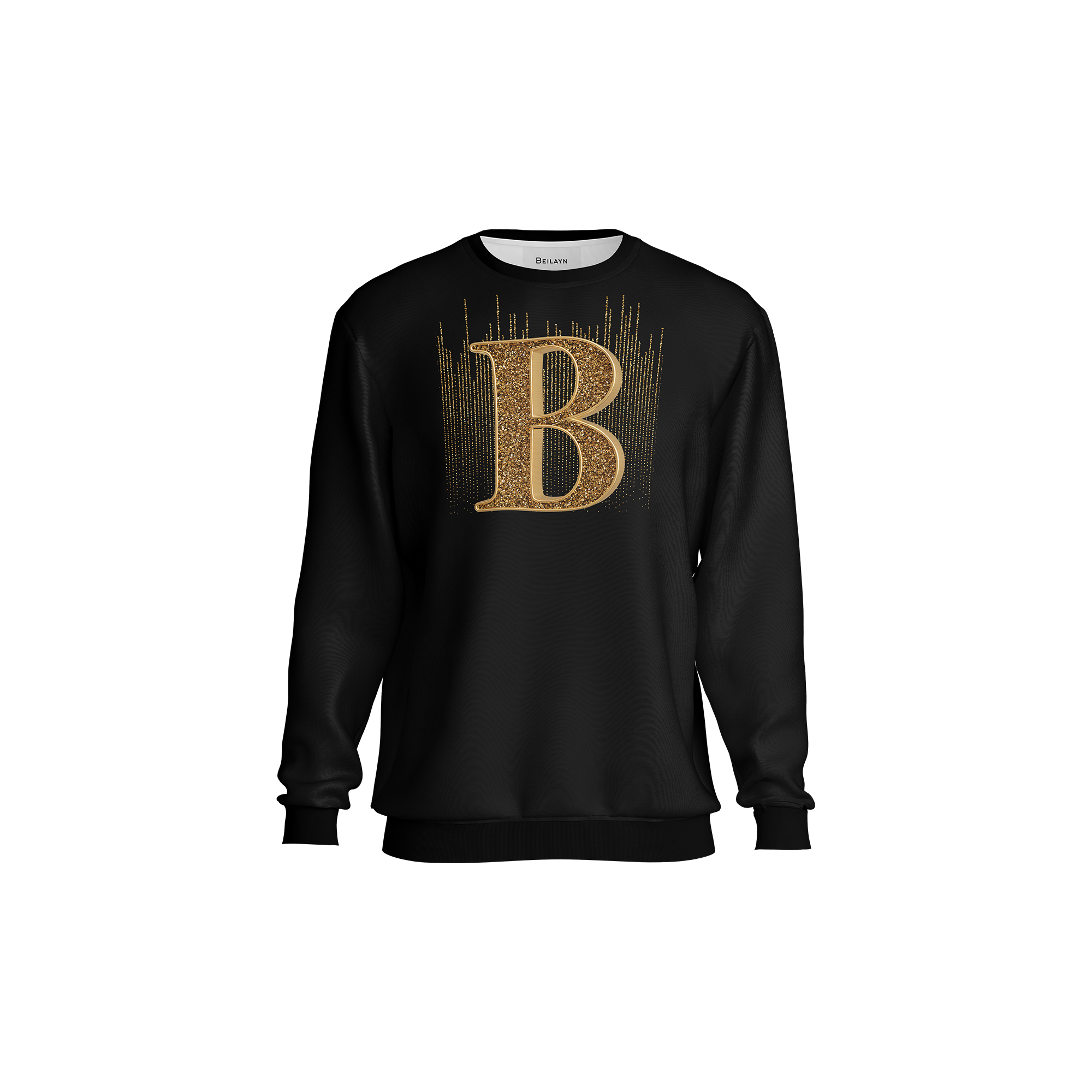 B Beilayn Print Loopback Jersey Sweatshirt