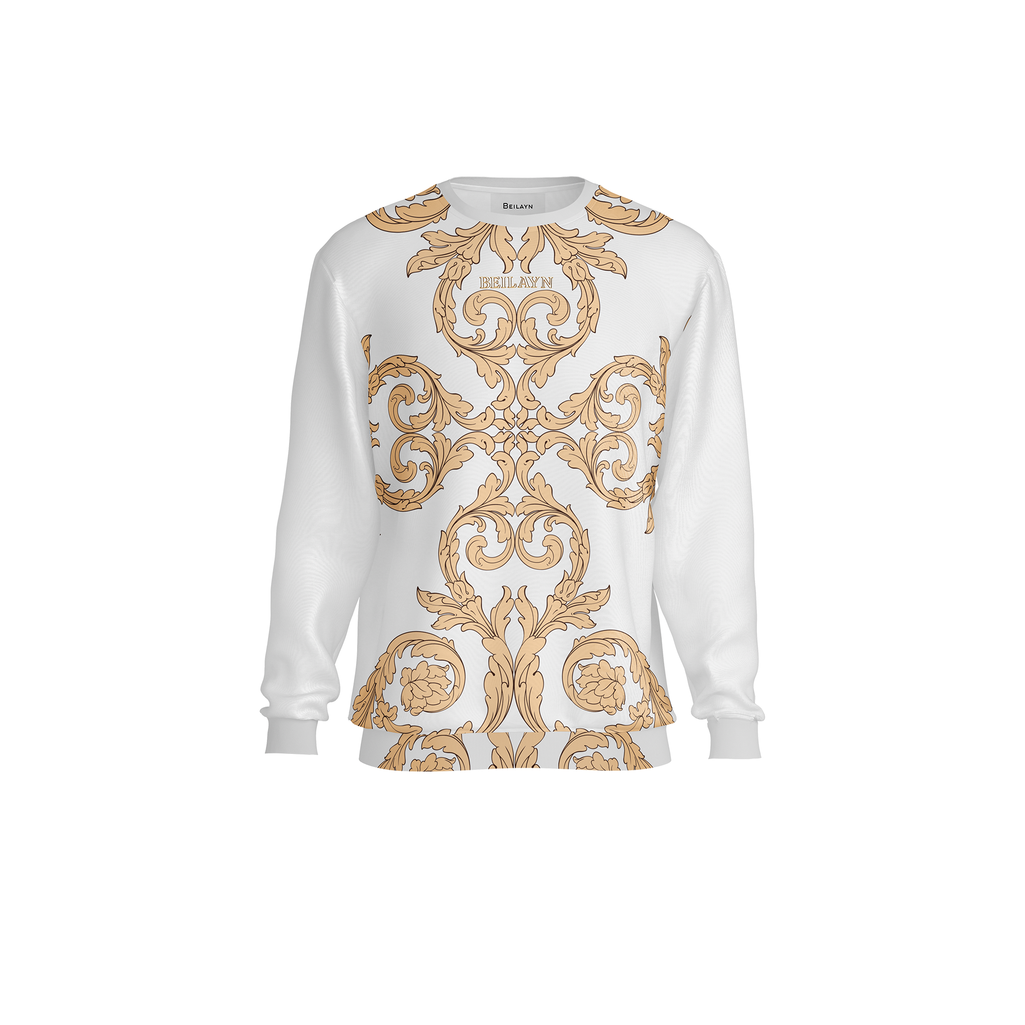 Sweat-shirt en jersey de coton Vintage BeyGold