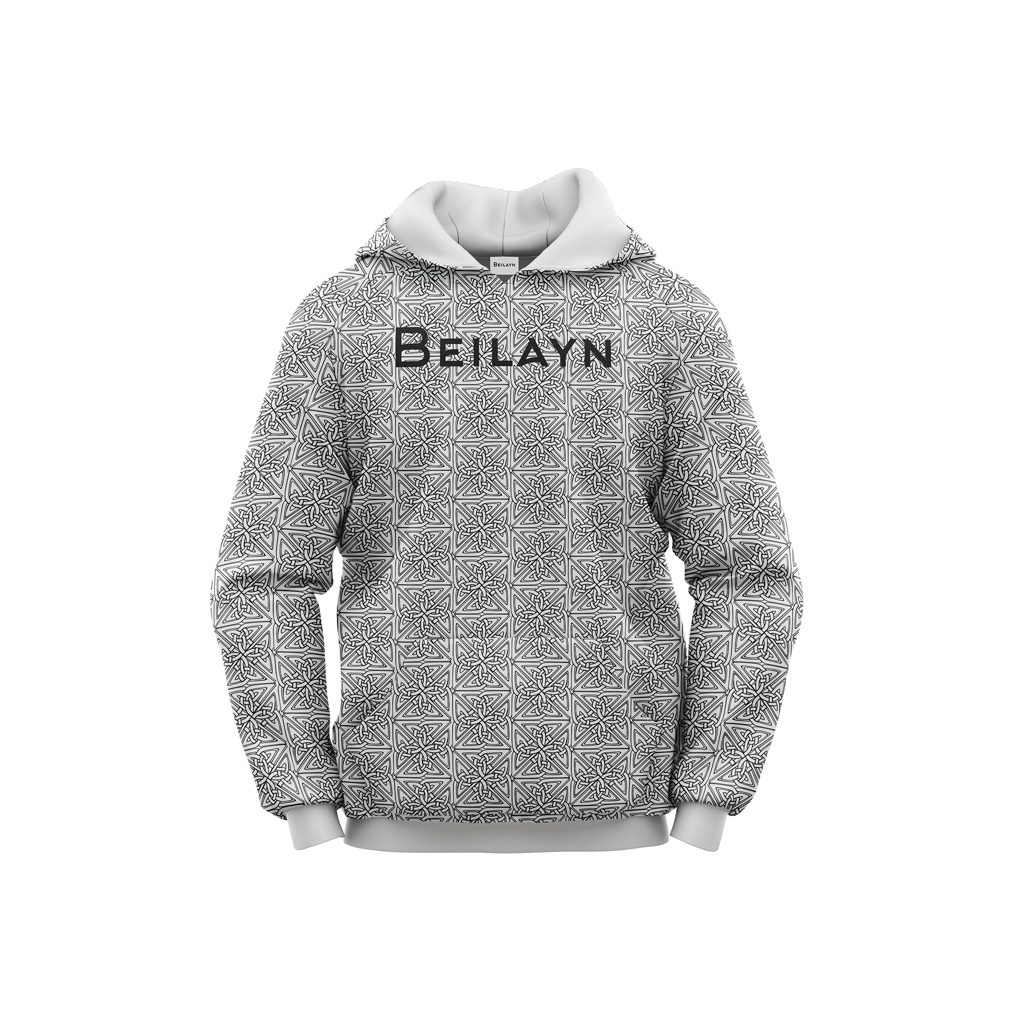 Beilayn Odissea Logo Print Katoenen Jersey Hoodie