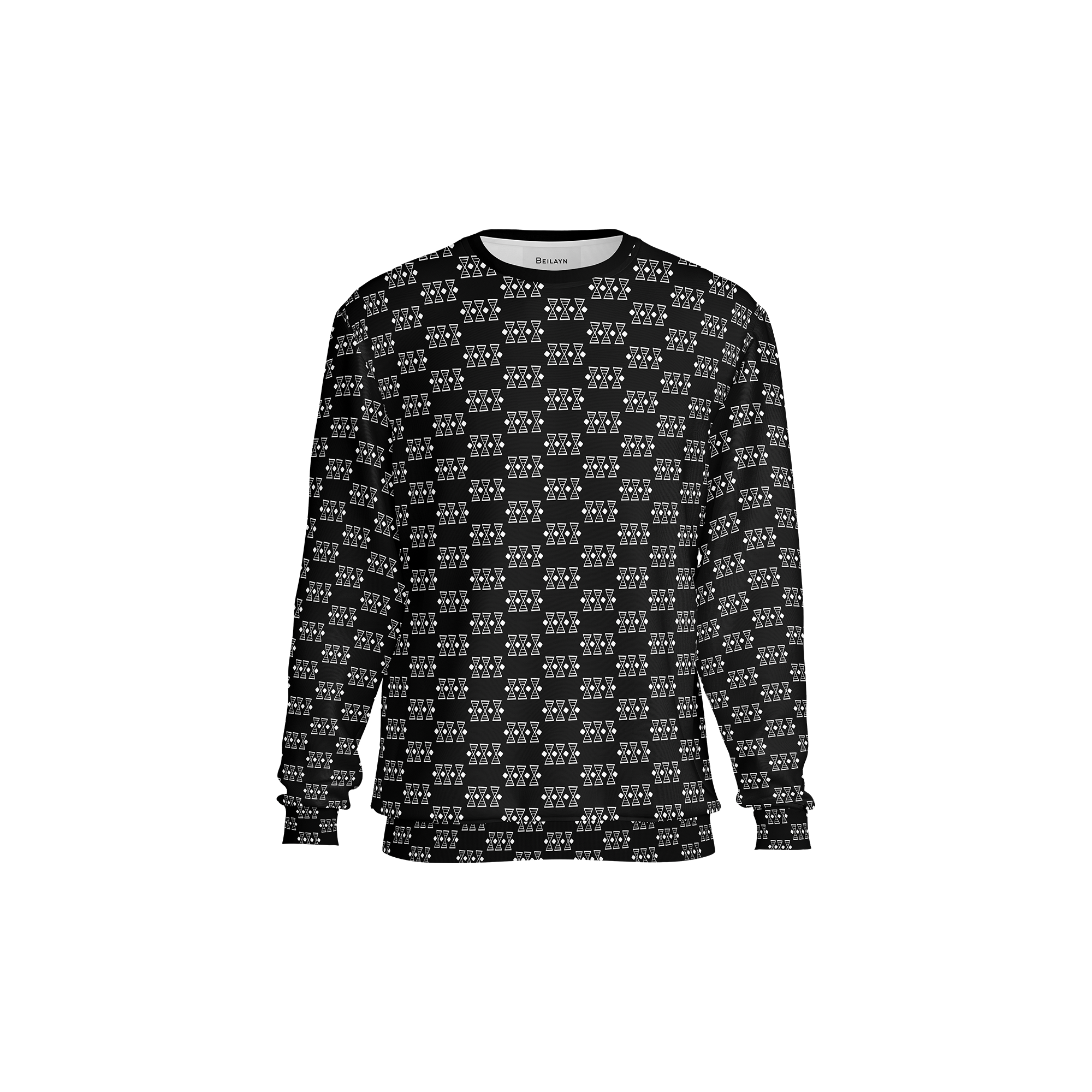 Technische jersey sweatshirt met Mosky-print