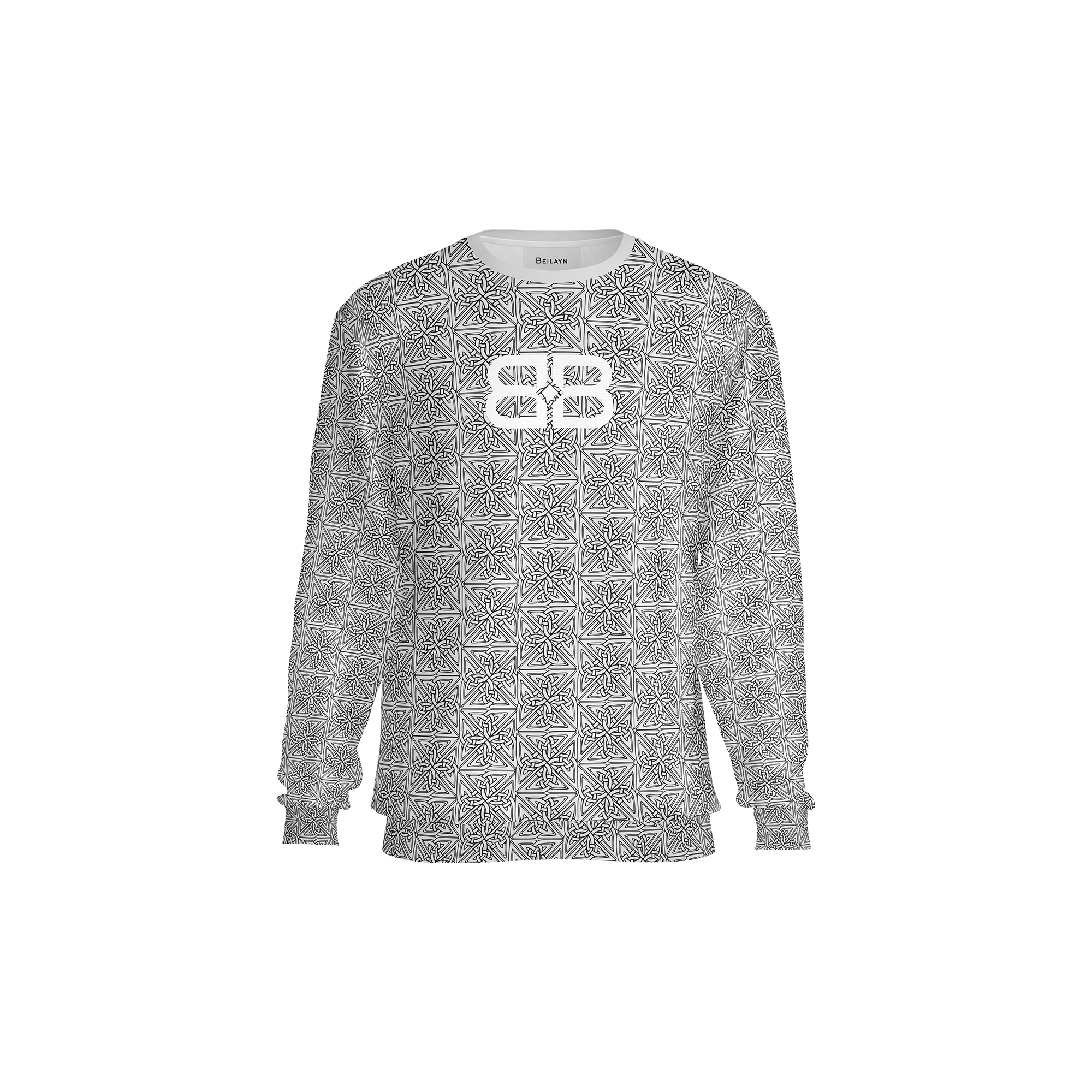 Technical jersey sweatshirt with Odissea BB logo print