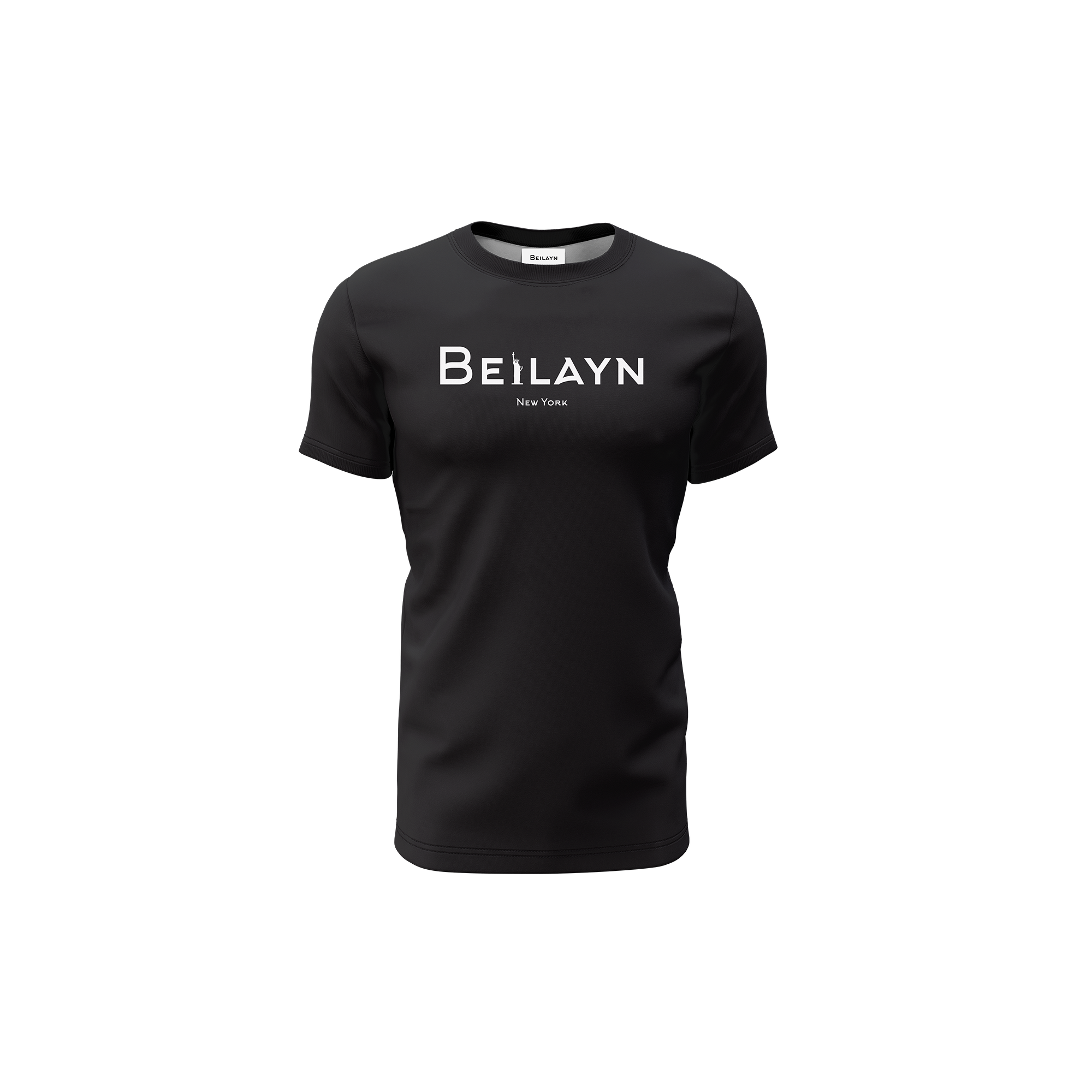 T-Shirt aus Baumwolljersey mit BeYork-Druck