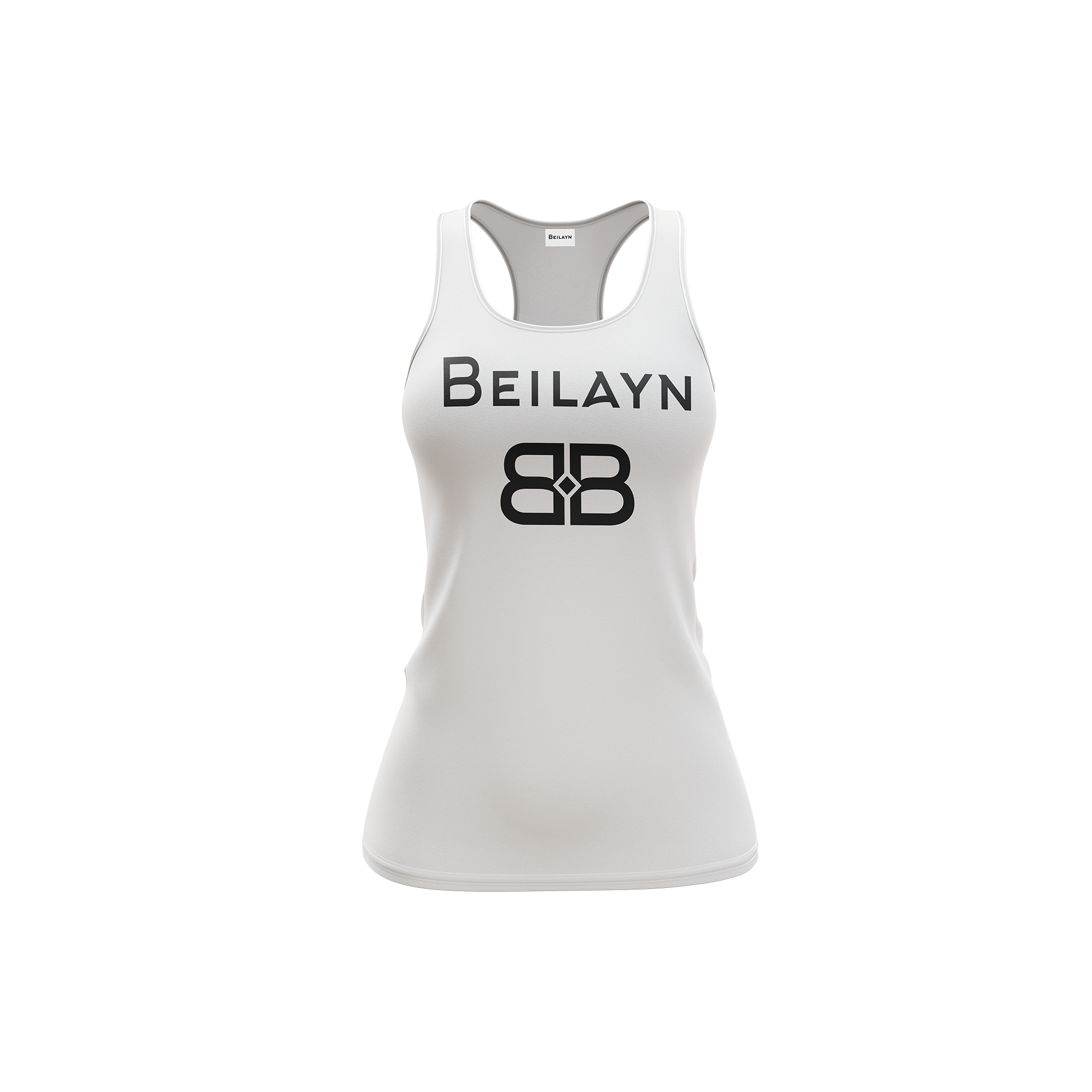 Sports tank top with BB Beilayn print