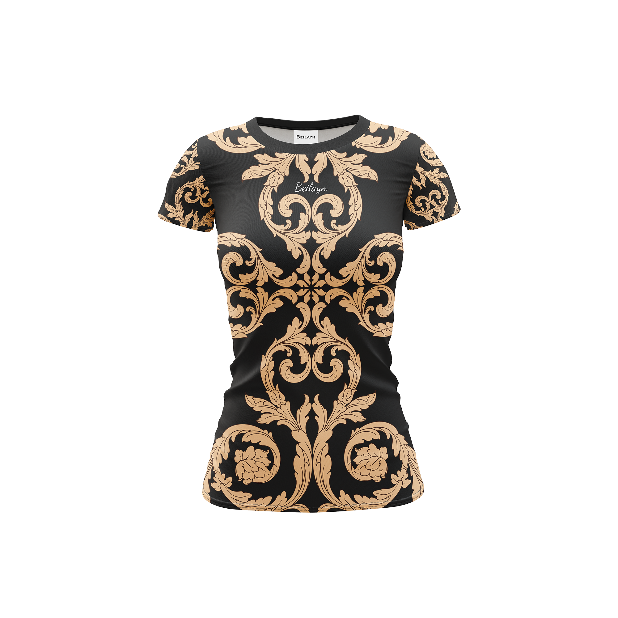 T-shirt met Vintage Beilayn-print