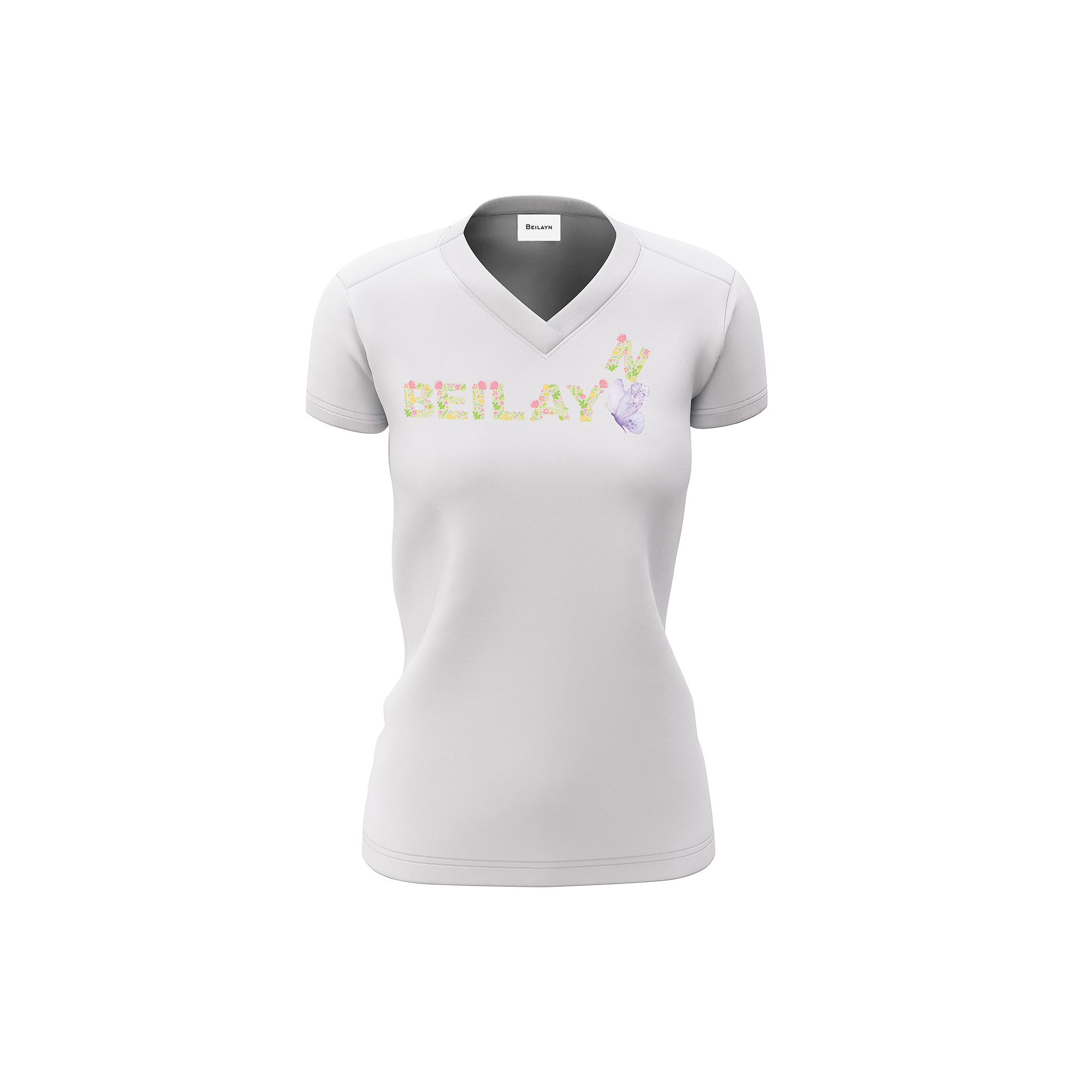 T-shirt with Beybutterfly trim