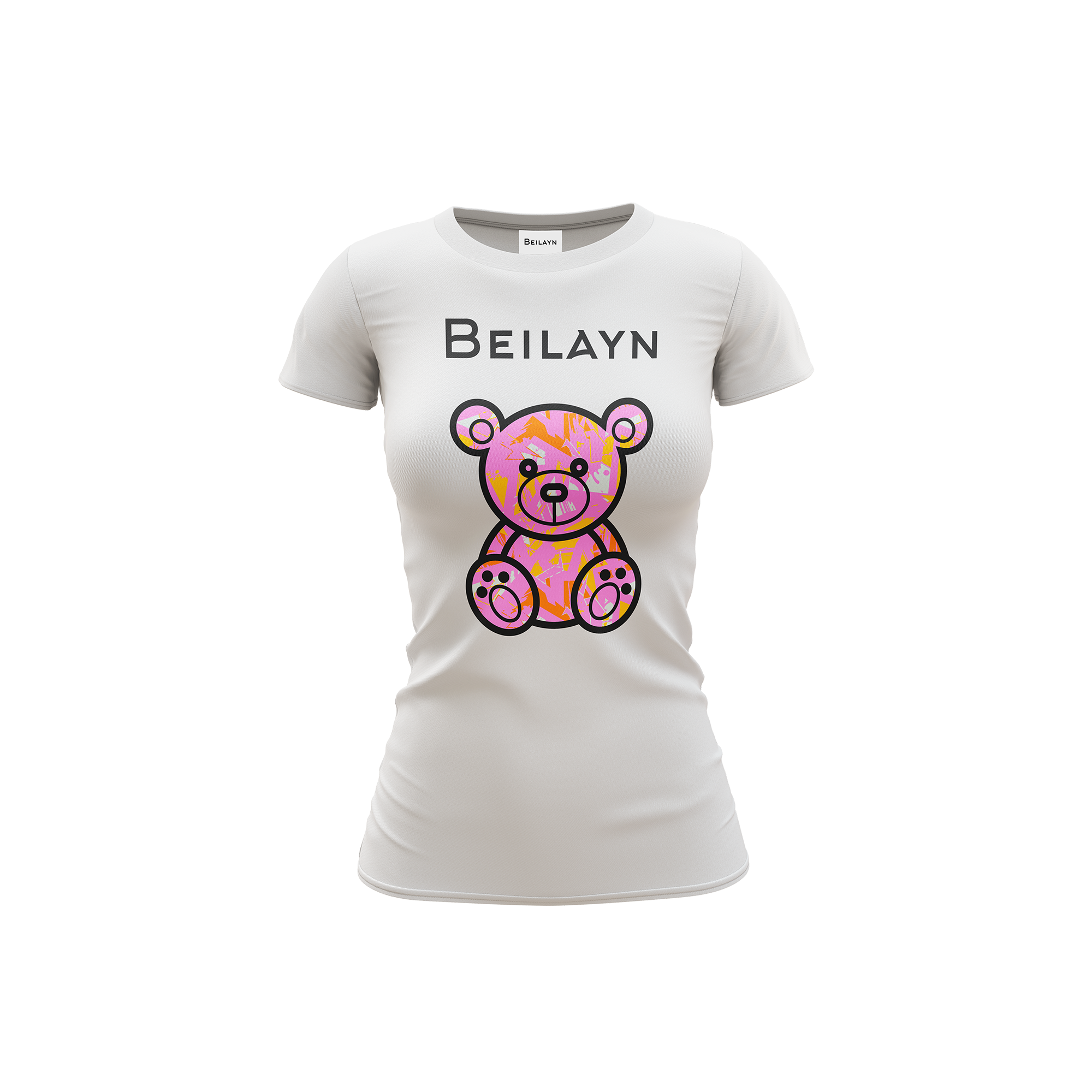 T-Shirt aus Baumwolljersey mit Teddy-Print von Beilayn