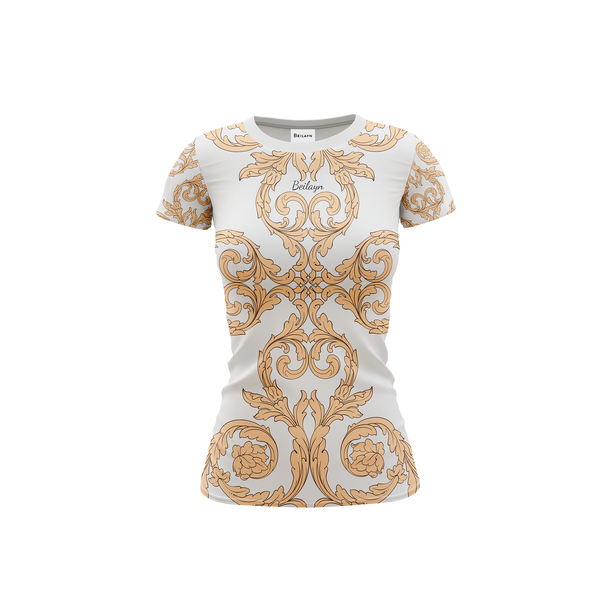 T-shirt met Vintage Beilayn-print