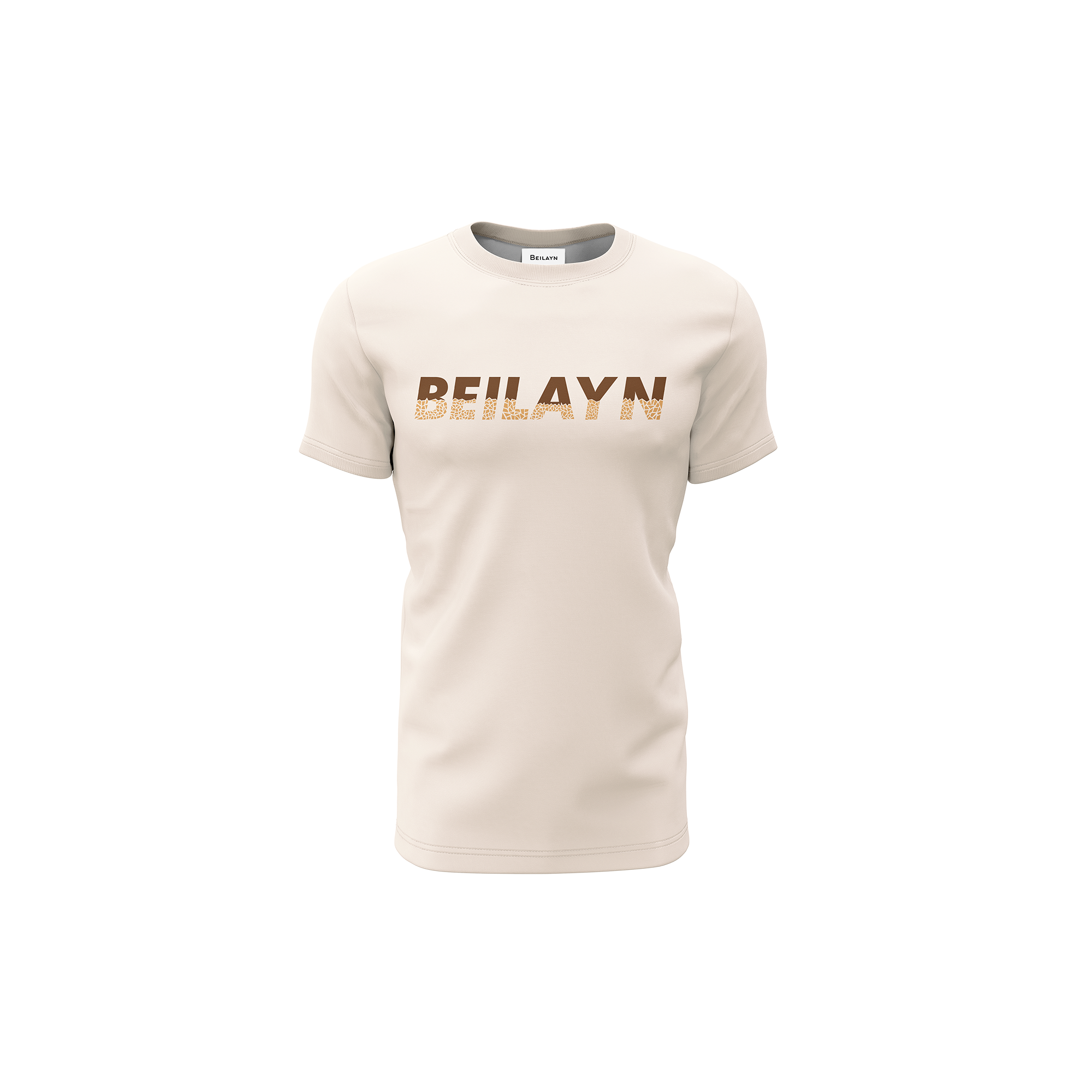 T-shirt met mozaïekprint van Beilayn